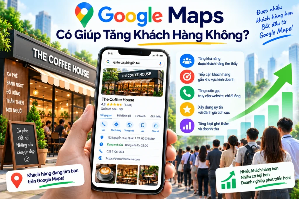 Google Maps Có Giúp Tăng Khách Hàng Không?