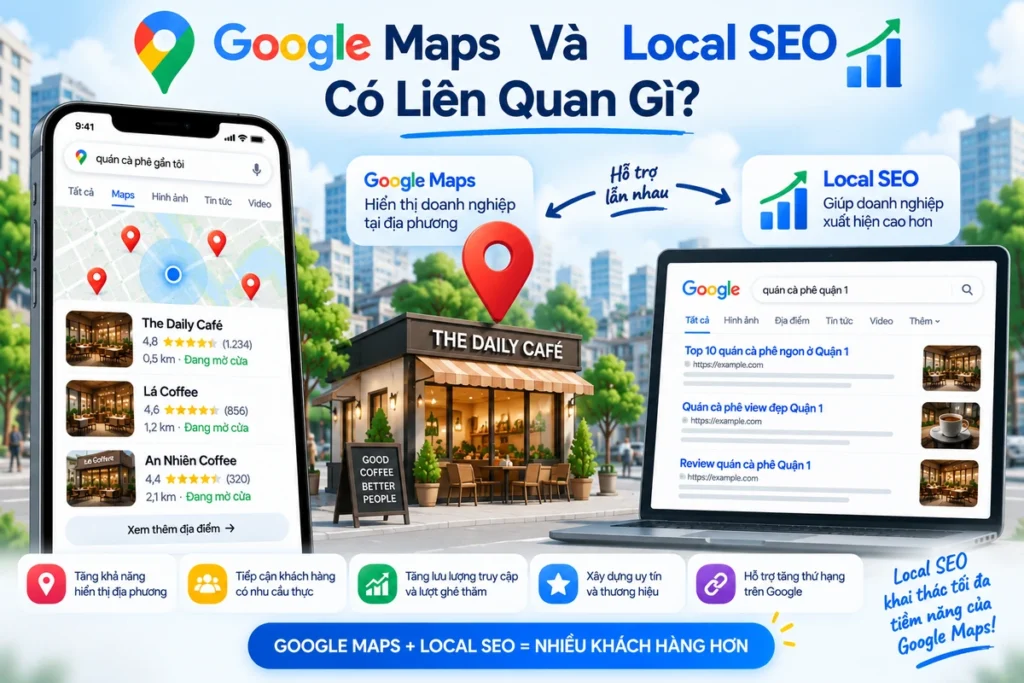 Google Maps và Local SEO có liên quan gì