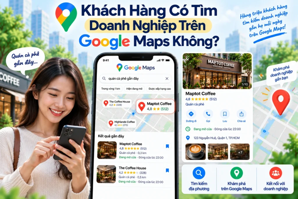 Khách hàng có tìm doanh nghiệp trên Google Maps không