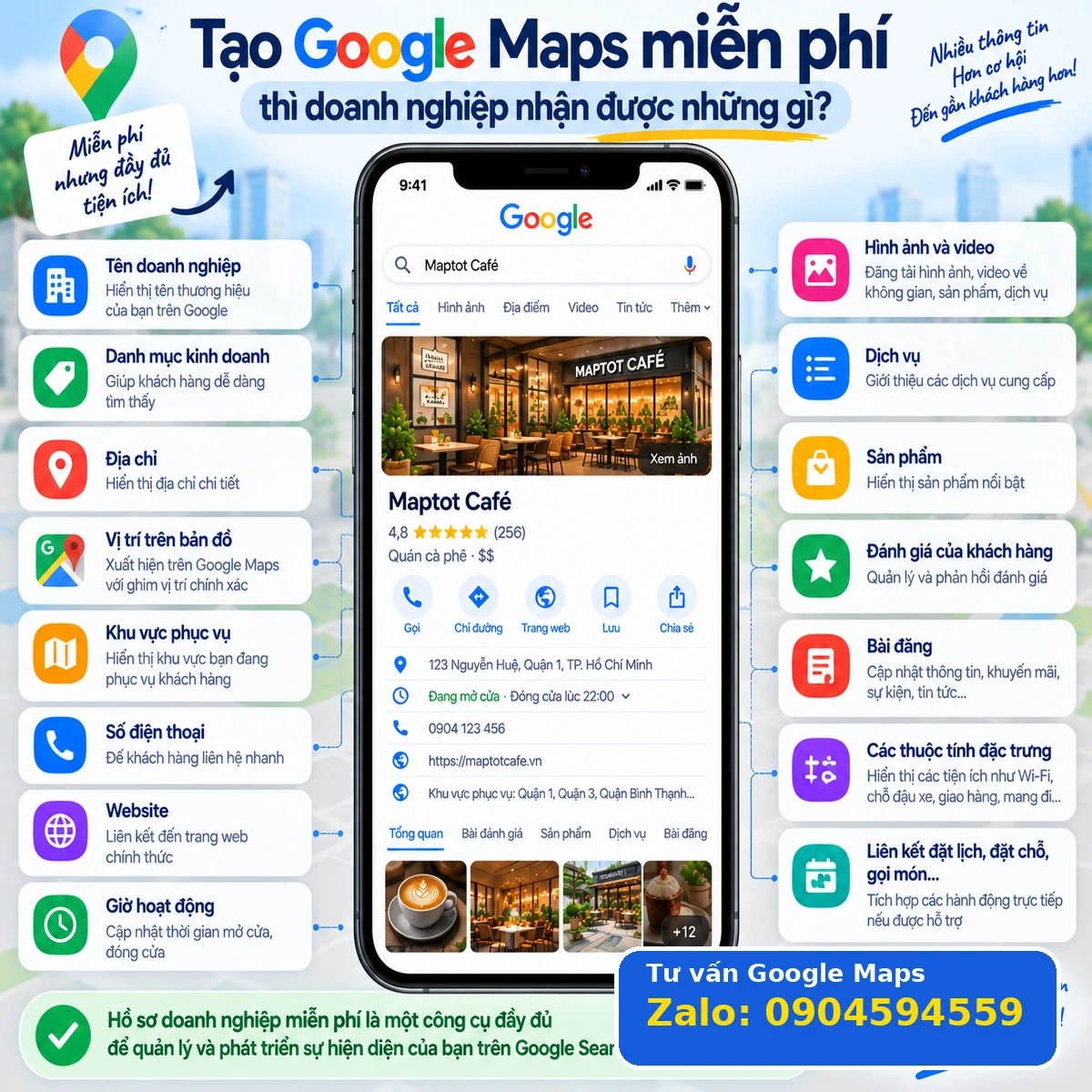 Tạo Google Maps Miễn Phí Thì Doanh Nghiệp Nhận Được Những Gì?