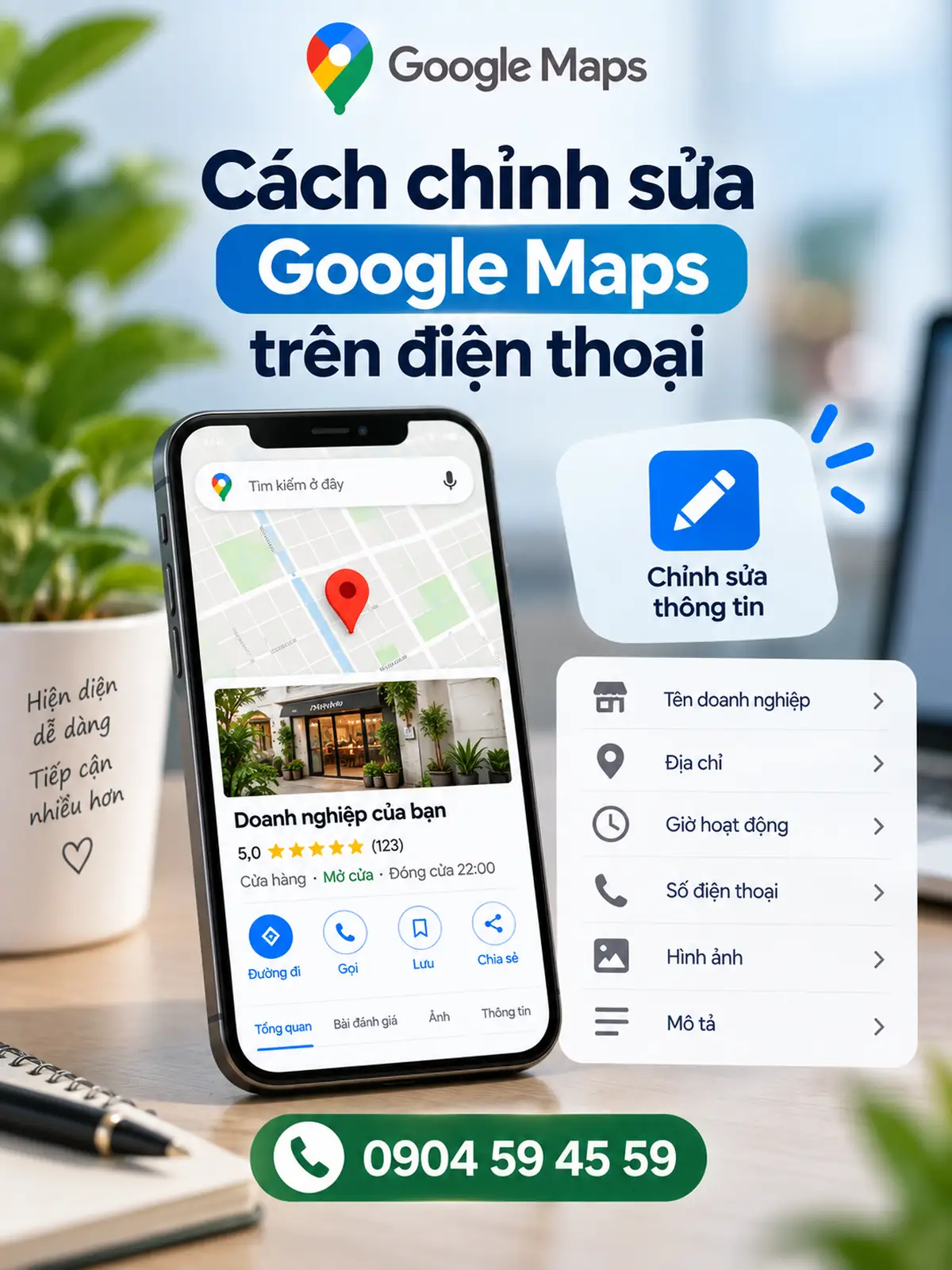 Cách chỉnh sửa Google Maps trên điện thoại