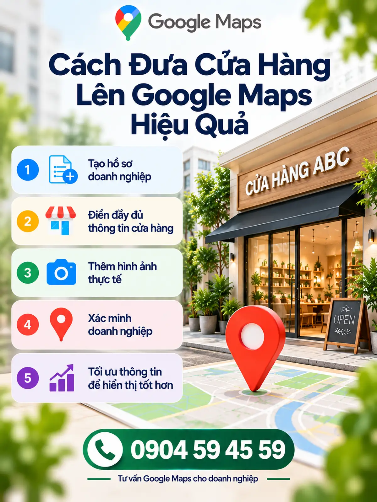 Cách Đưa Cửa Hàng Lên Google Maps Hiệu Quả