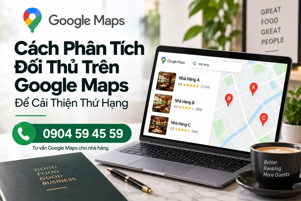 Cách Phân Tích Đối Thủ Trên Google Maps Để Cải Thiện Thứ Hạng