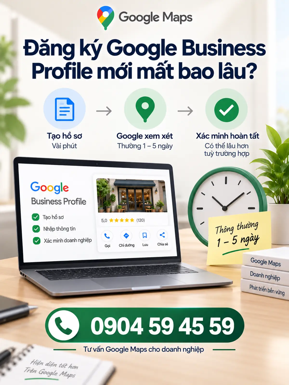 Đăng Ký Google Business Profile Mới Mất Bao Lâu?