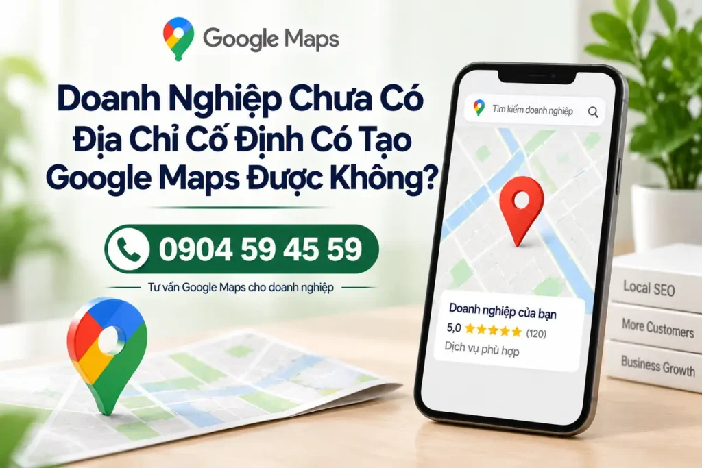 Doanh Nghiệp Chưa Có Địa Chỉ Cố Định Có Tạo Google Maps Được Không?