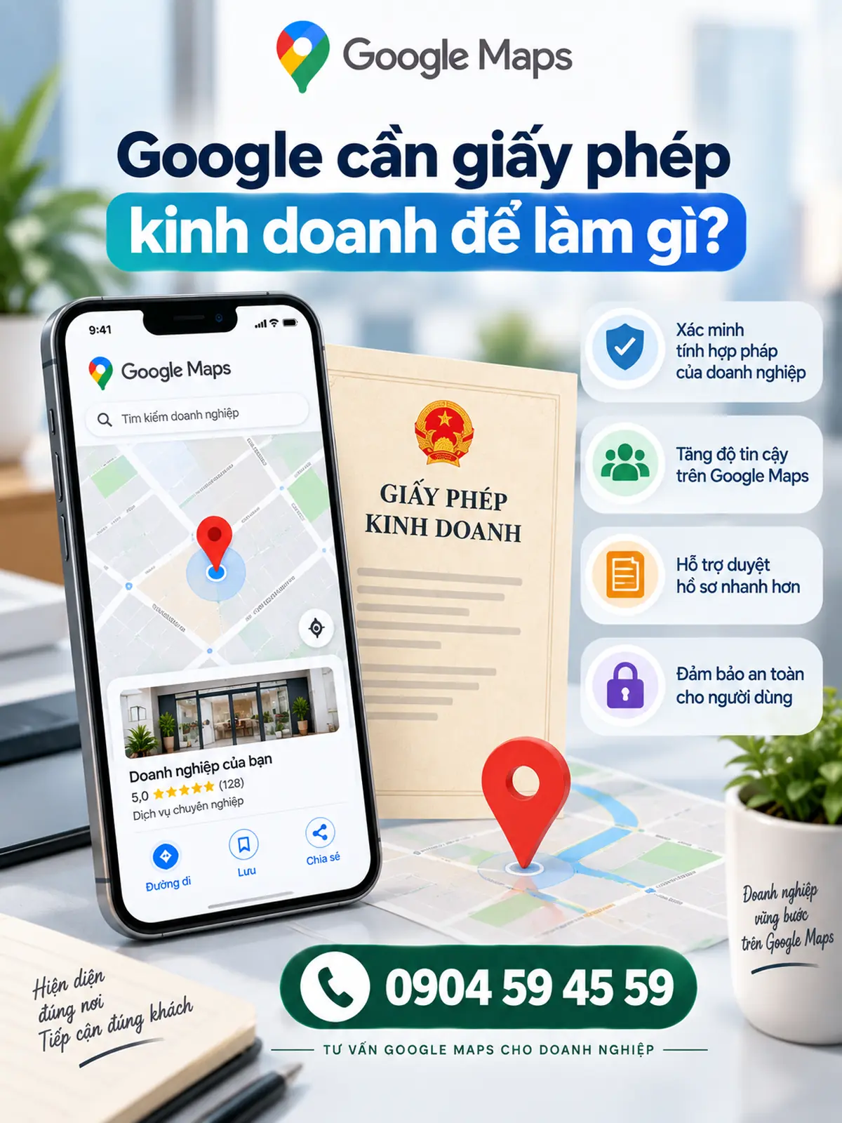 Google cần giấy phép kinh doanh để làm gì?