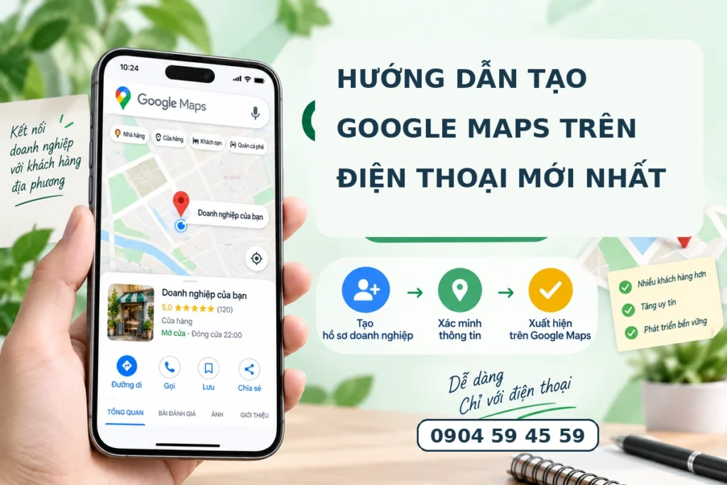 HƯỚNG DẪN TẠO GOOGLE MAPS TRÊN ĐIỆN THOẠI MỚI NHẤT