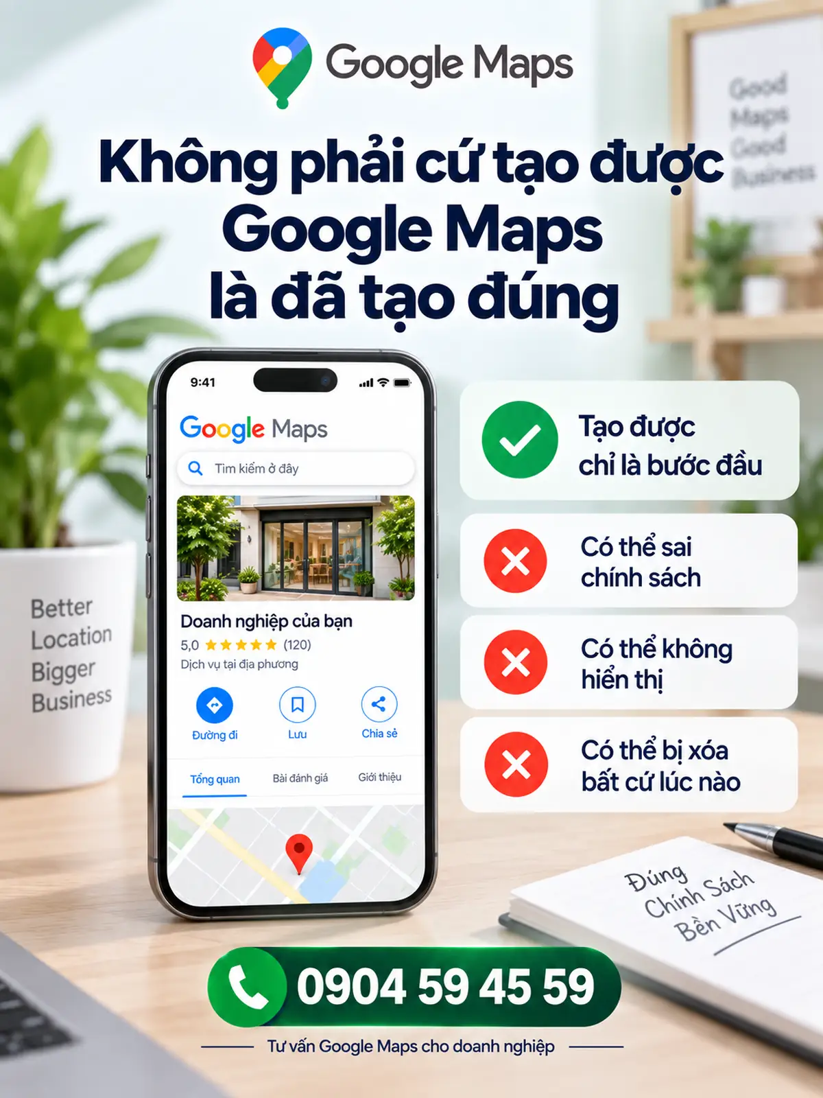 Không Phải Cứ Tạo Được Google Maps Là Đã Tạo Đúng