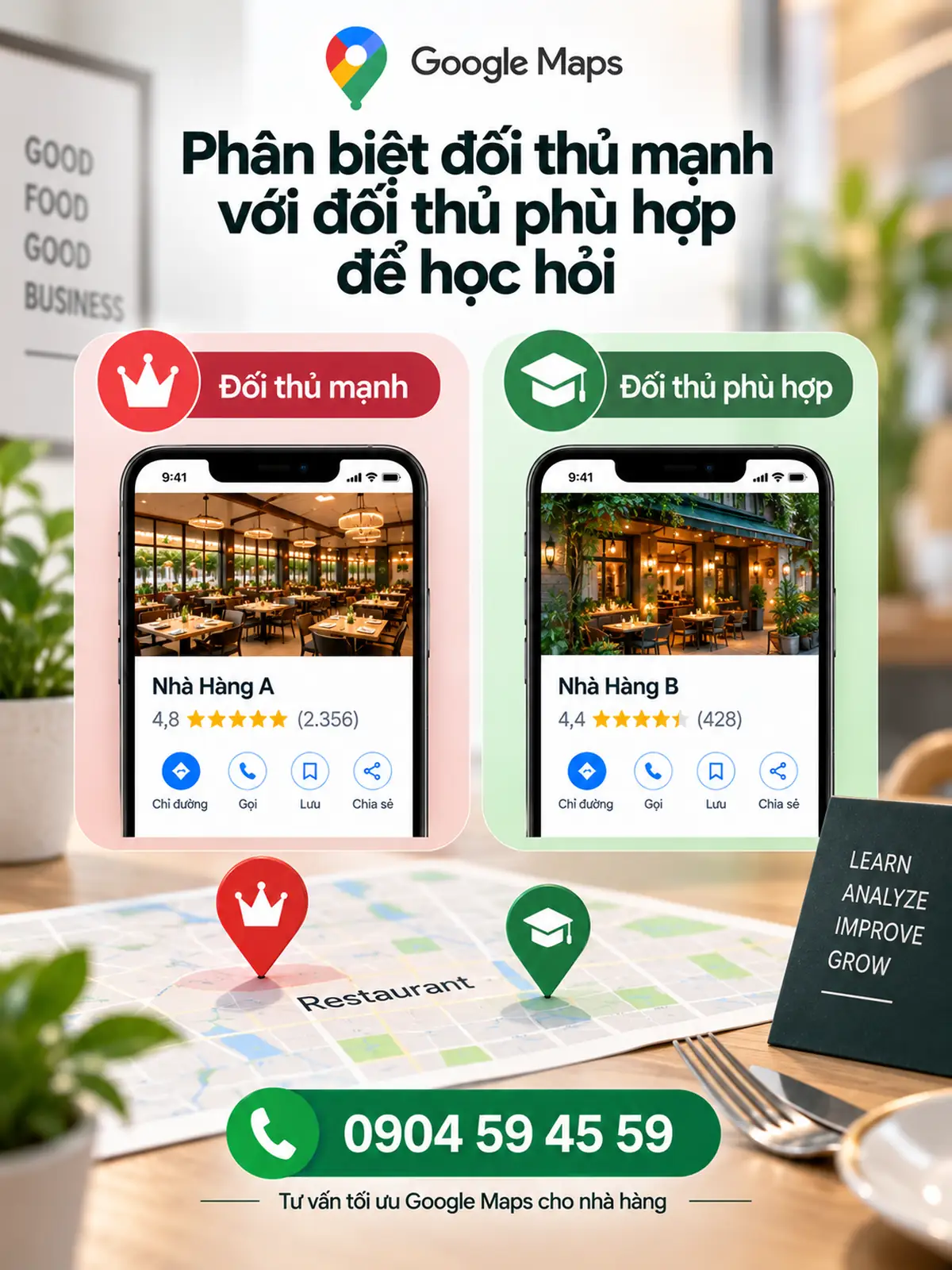 Phân Biệt Đối Thủ Mạnh Với Đối Thủ Phù Hợp Để Học Hỏi