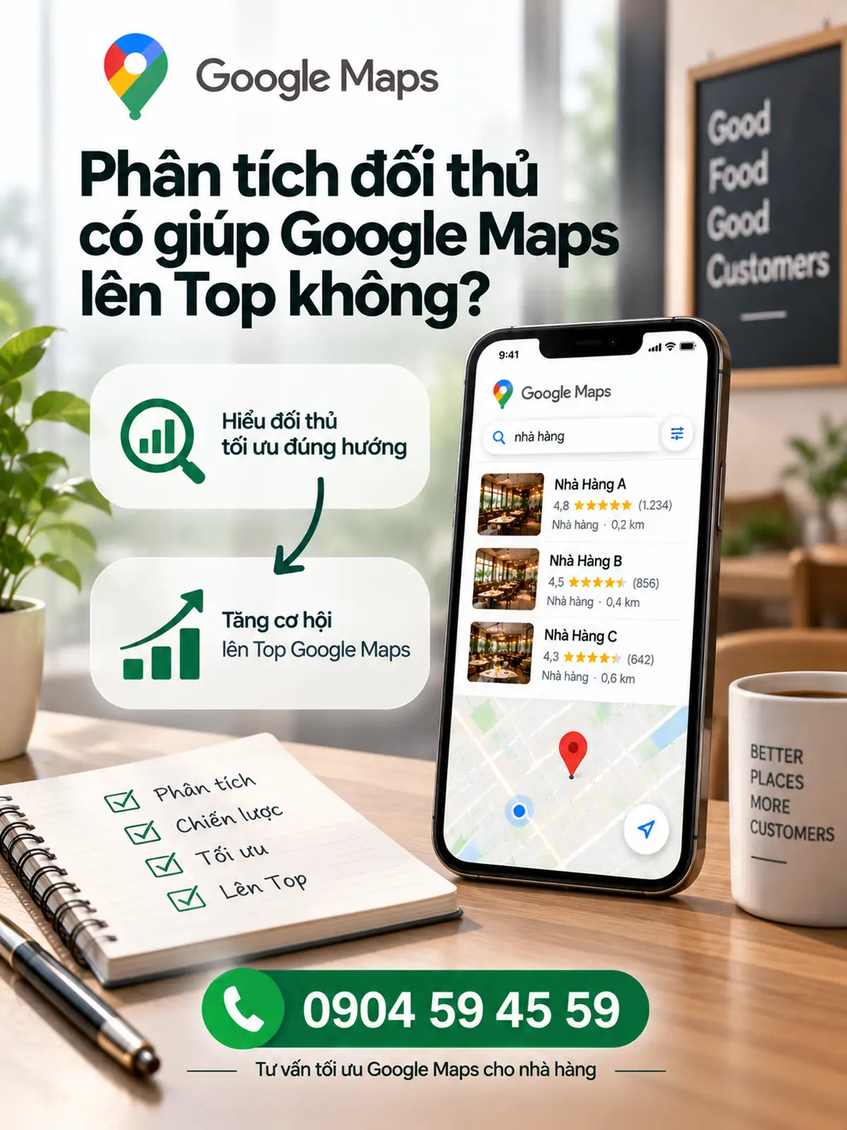 Phân Tích Đối Thủ Có Giúp Google Maps Lên Top Không?