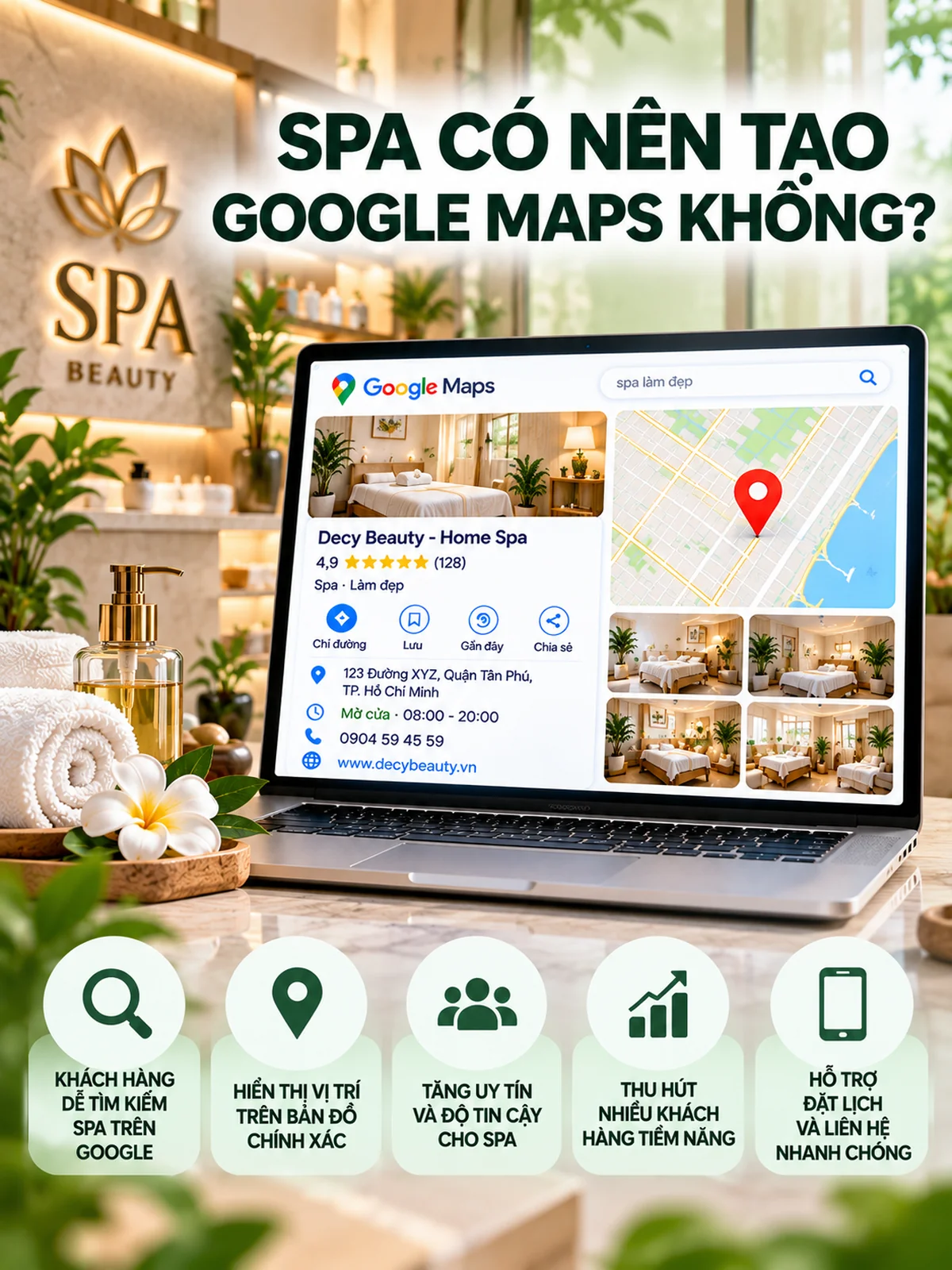 Spa Có Nên Tạo Google Maps Không?