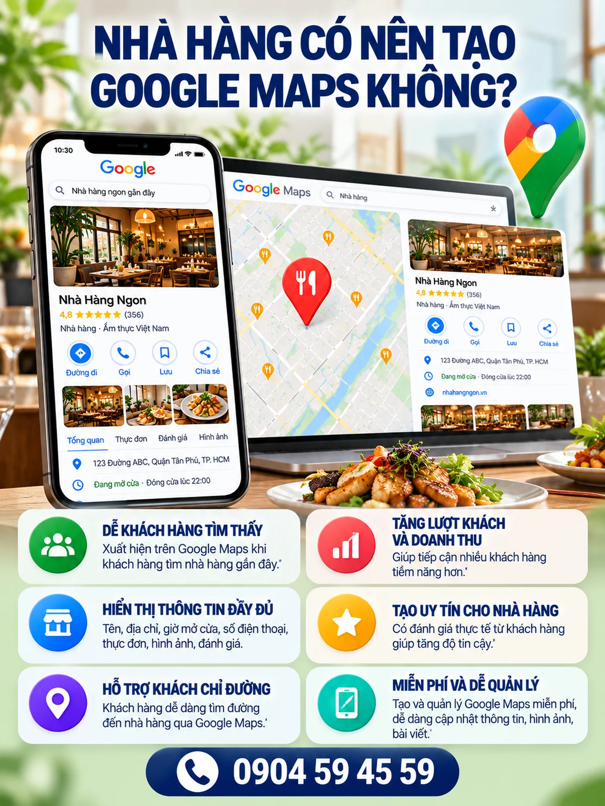 Nhà Hàng Có Nên Tạo Google Maps Không?