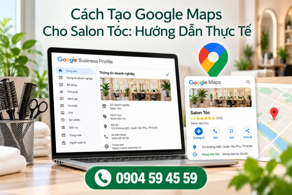 Cách Tạo Google Maps Cho Salon Tóc: Hướng Dẫn Thực Tế