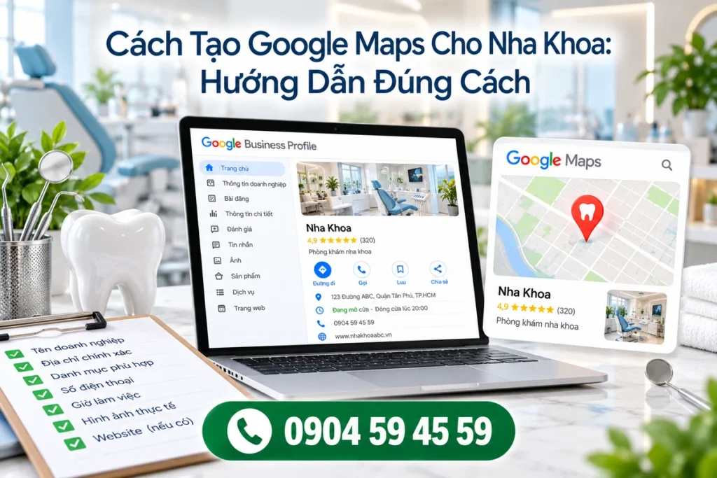 Cách Tạo Google Maps Cho Nha Khoa: Hướng Dẫn Đúng Cách