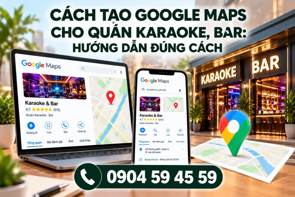 Cách Tạo Google Maps Cho Quán Karaoke, Bar: Hướng Dẫn Đúng Cách
