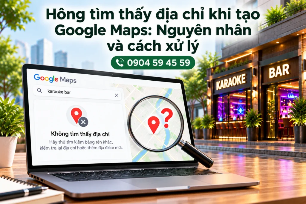 Không tìm thấy địa chỉ khi tạo Google Maps: Nguyên nhân và cách xử lý