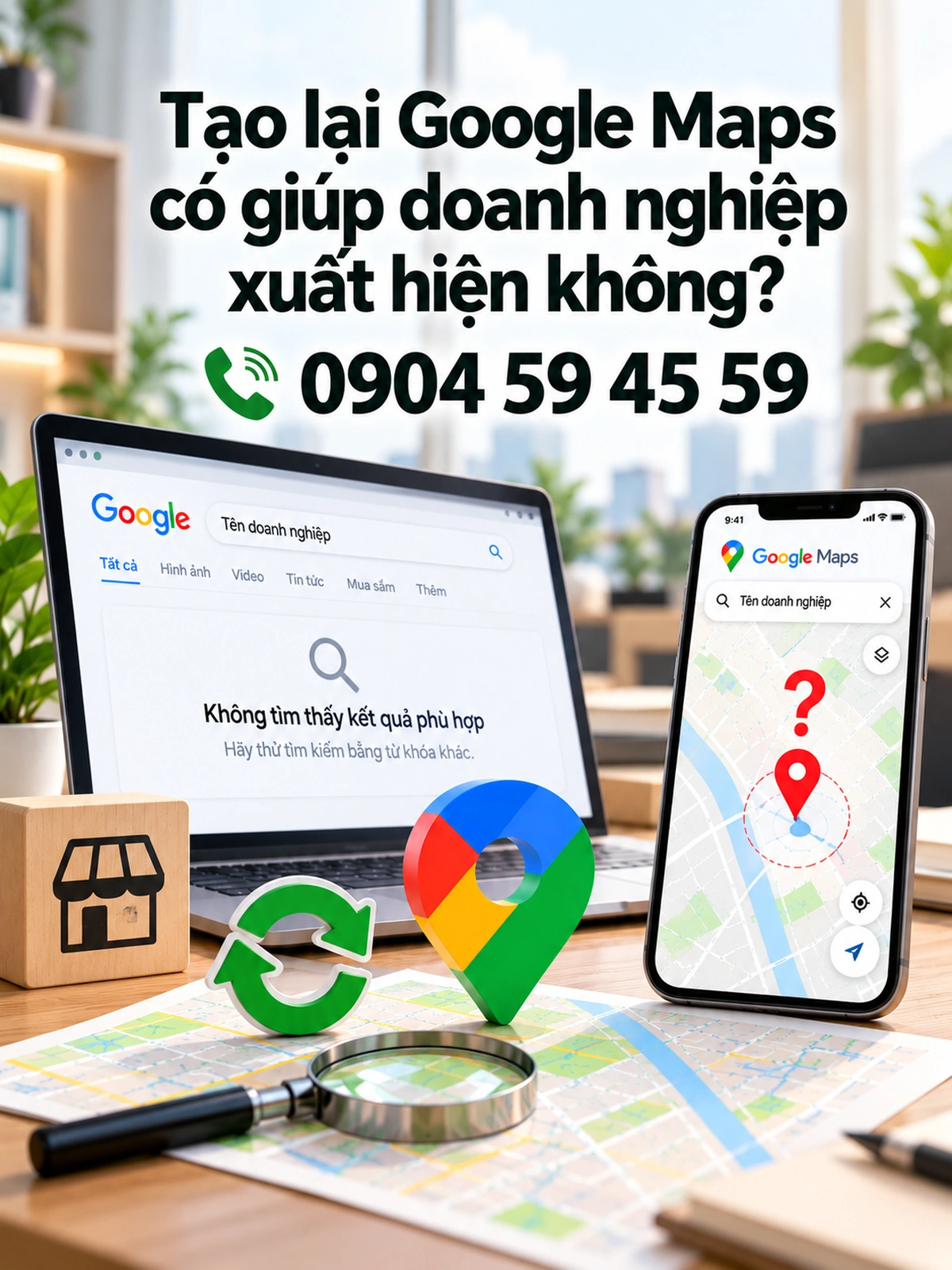 Tạo lại Google Maps có giúp doanh nghiệp xuất hiện không?