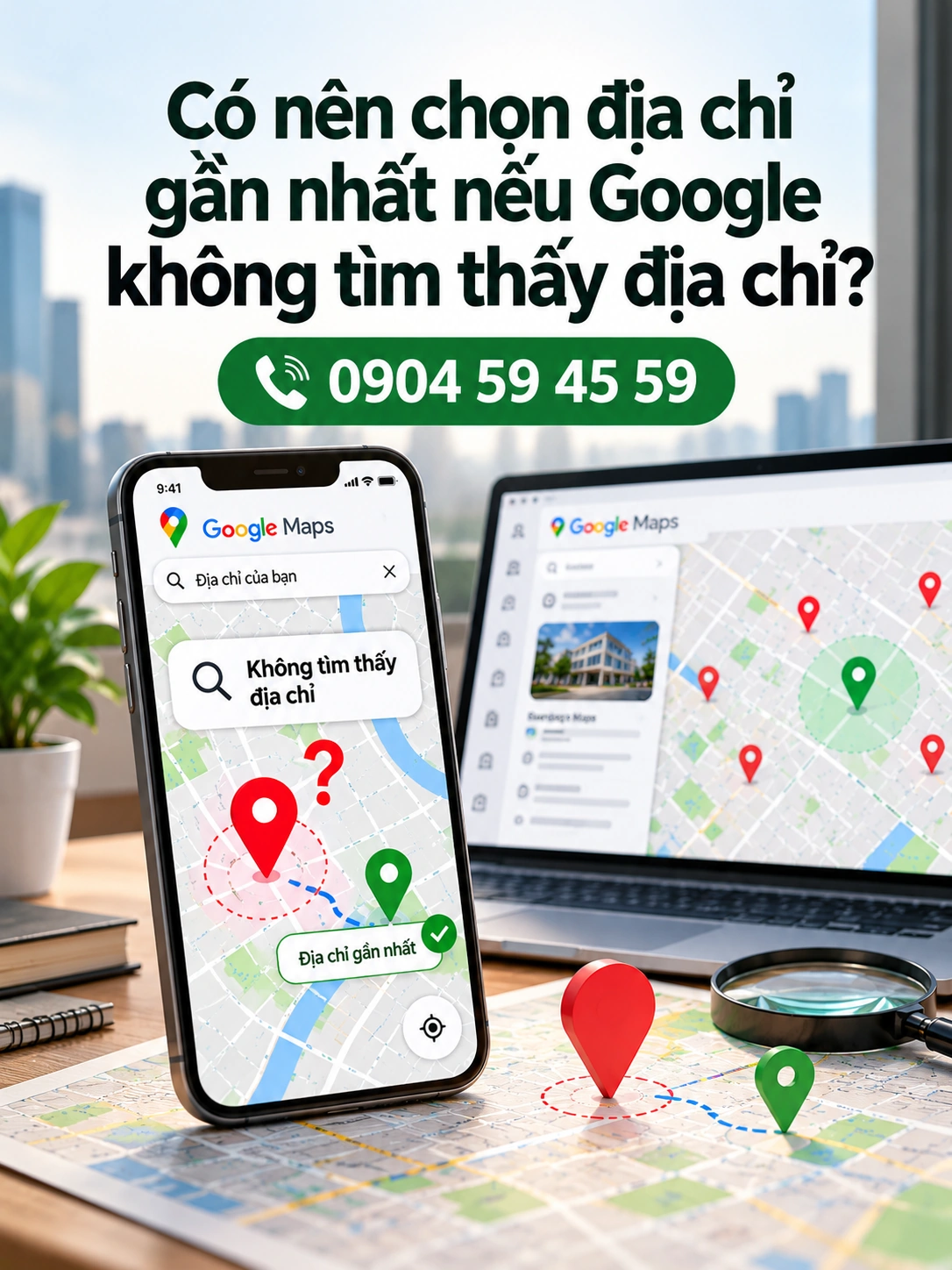 Có nên chọn địa chỉ gần nhất nếu Google không tìm thấy địa chỉ?